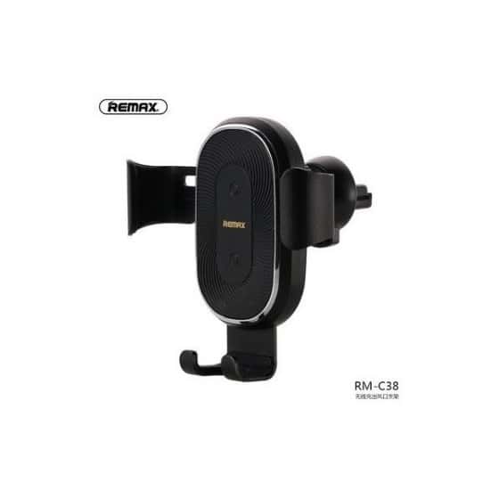 Support & Chargeur induction 10W Remax Noir RM-C38